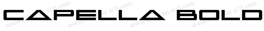Capella Bold字体转换